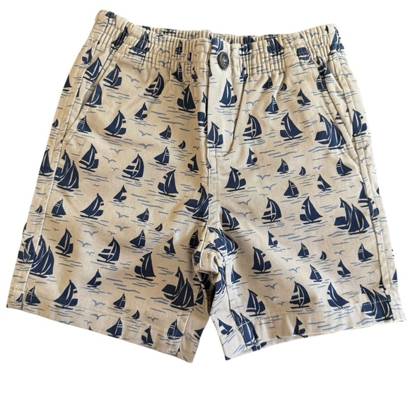 Janie and Jack Baby Boy Yachts Short Pull on Size 6-12 NWT - Picture 1 of 5